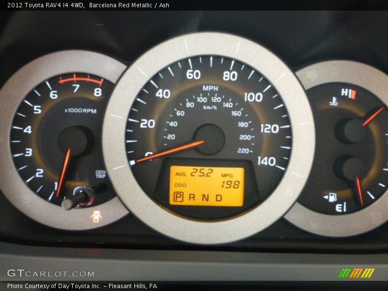 Barcelona Red Metallic / Ash 2012 Toyota RAV4 I4 4WD