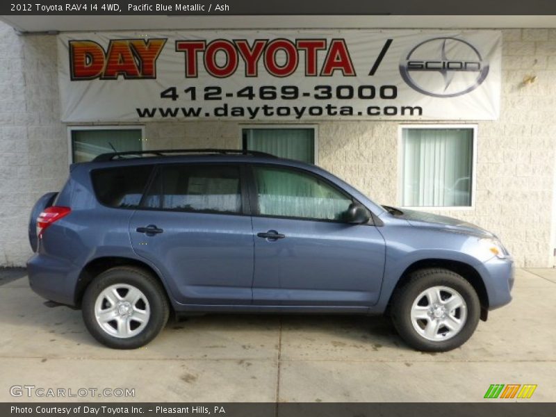 Pacific Blue Metallic / Ash 2012 Toyota RAV4 I4 4WD