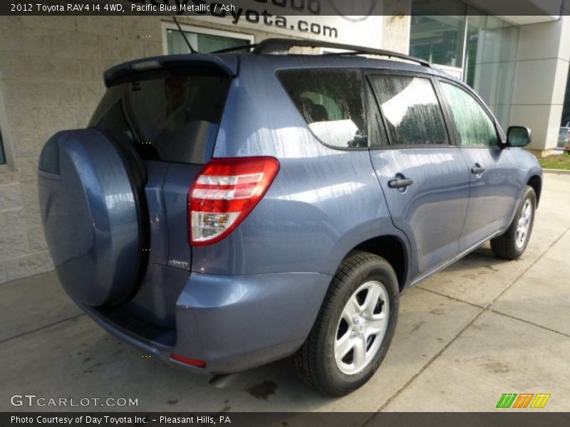 Pacific Blue Metallic / Ash 2012 Toyota RAV4 I4 4WD