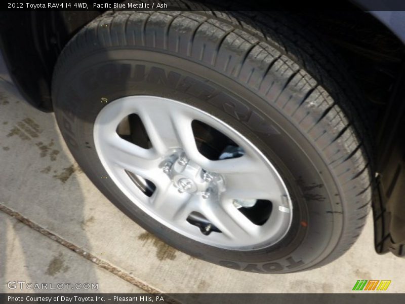 Pacific Blue Metallic / Ash 2012 Toyota RAV4 I4 4WD