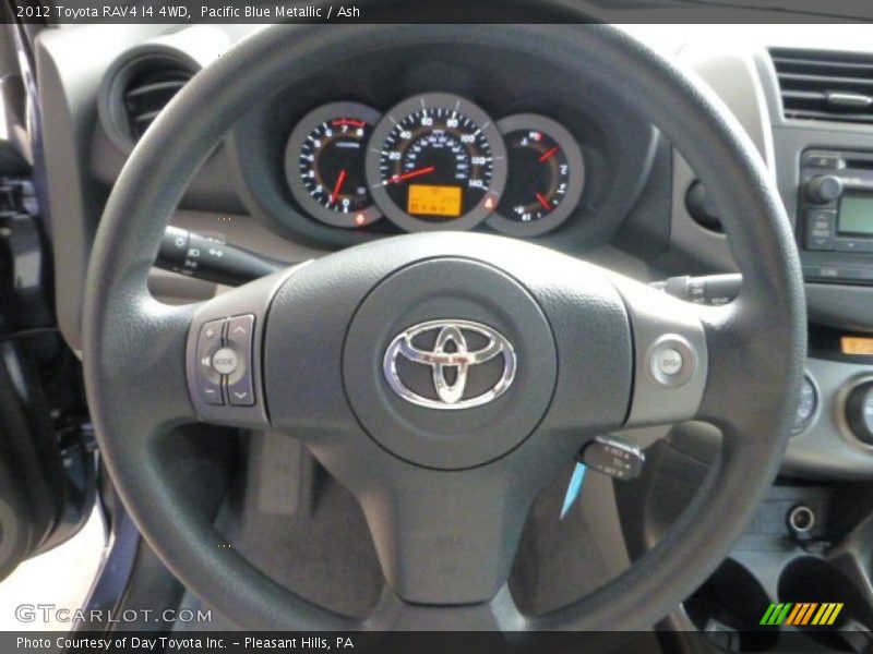 Pacific Blue Metallic / Ash 2012 Toyota RAV4 I4 4WD
