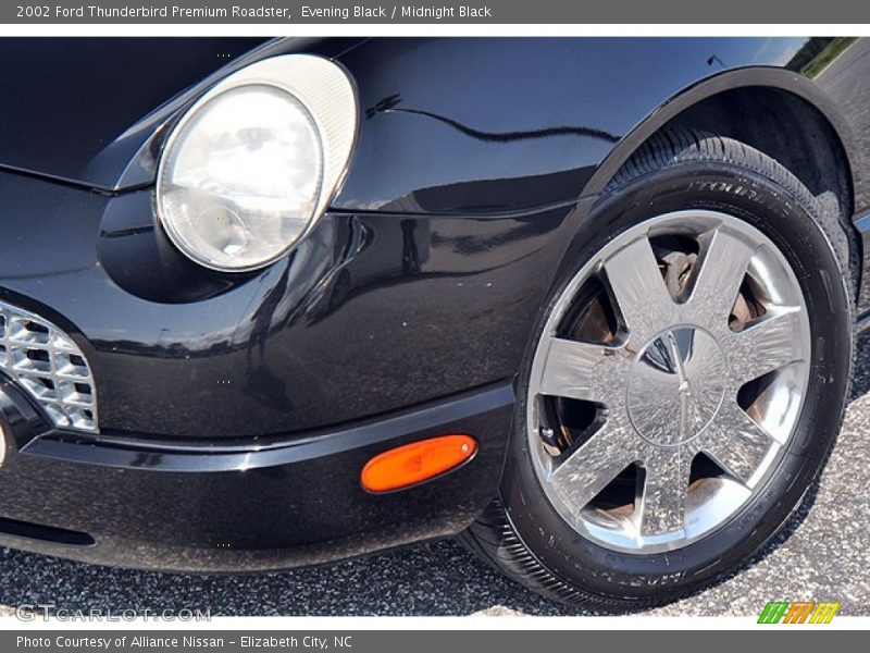 Evening Black / Midnight Black 2002 Ford Thunderbird Premium Roadster