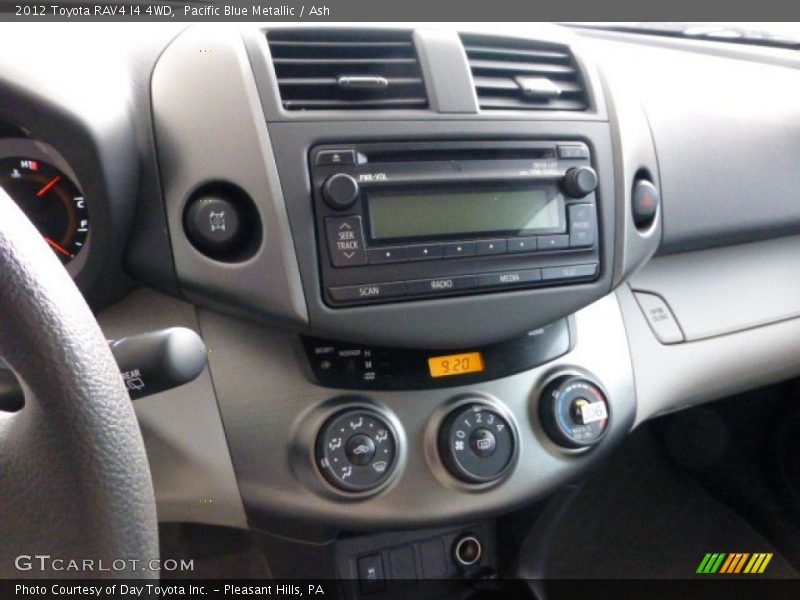 Pacific Blue Metallic / Ash 2012 Toyota RAV4 I4 4WD