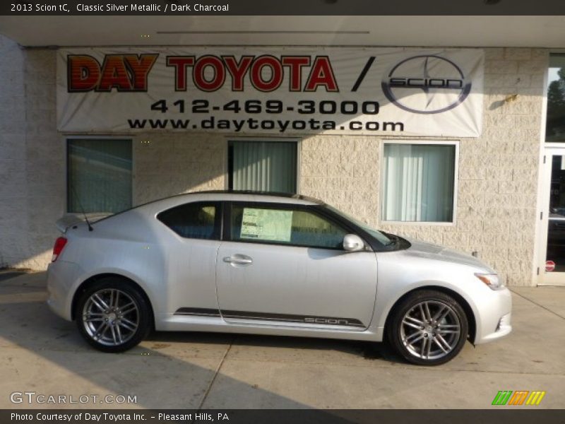 Classic Silver Metallic / Dark Charcoal 2013 Scion tC