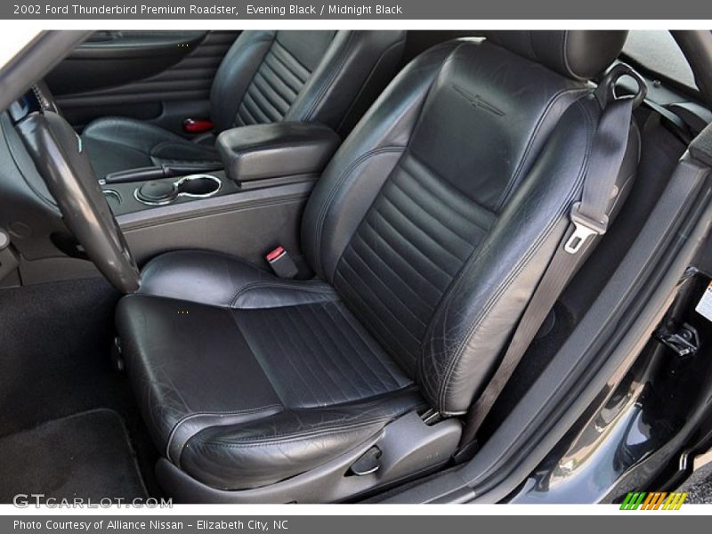 Evening Black / Midnight Black 2002 Ford Thunderbird Premium Roadster