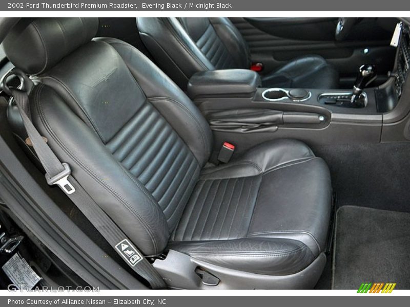 Evening Black / Midnight Black 2002 Ford Thunderbird Premium Roadster