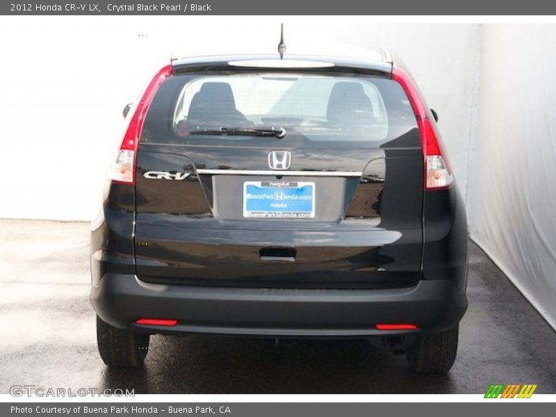 Crystal Black Pearl / Black 2012 Honda CR-V LX