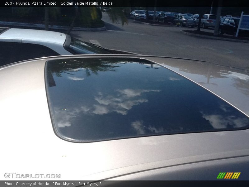 Golden Beige Metallic / Beige 2007 Hyundai Azera Limited