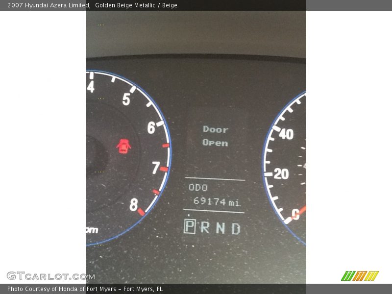 Golden Beige Metallic / Beige 2007 Hyundai Azera Limited