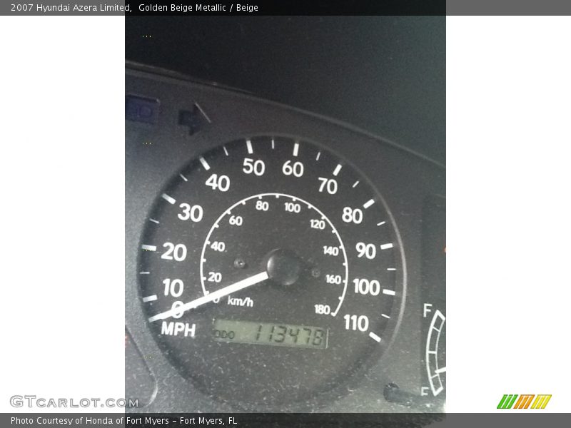Golden Beige Metallic / Beige 2007 Hyundai Azera Limited