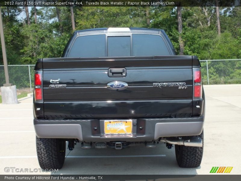 Tuxedo Black Metallic / Raptor Black Leather/Cloth 2012 Ford F150 SVT Raptor SuperCrew 4x4