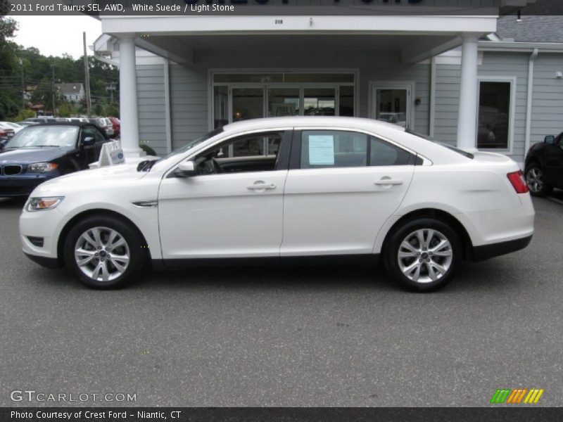 White Suede / Light Stone 2011 Ford Taurus SEL AWD