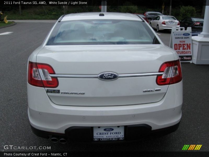 White Suede / Light Stone 2011 Ford Taurus SEL AWD