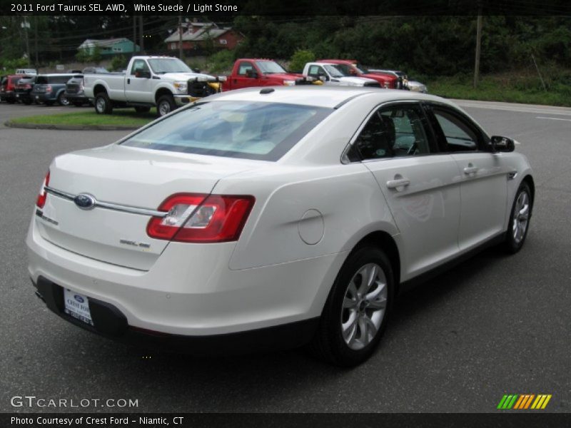 White Suede / Light Stone 2011 Ford Taurus SEL AWD
