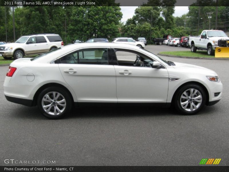 White Suede / Light Stone 2011 Ford Taurus SEL AWD