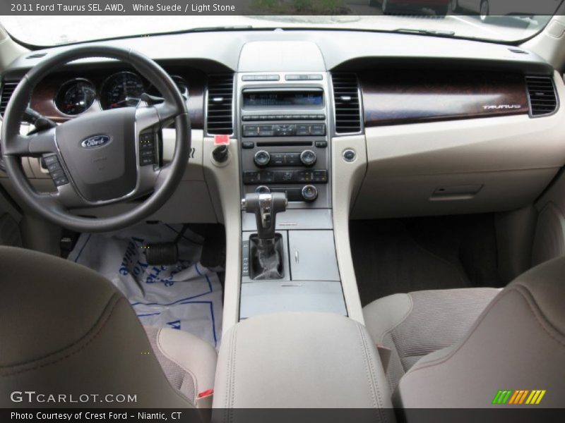 White Suede / Light Stone 2011 Ford Taurus SEL AWD
