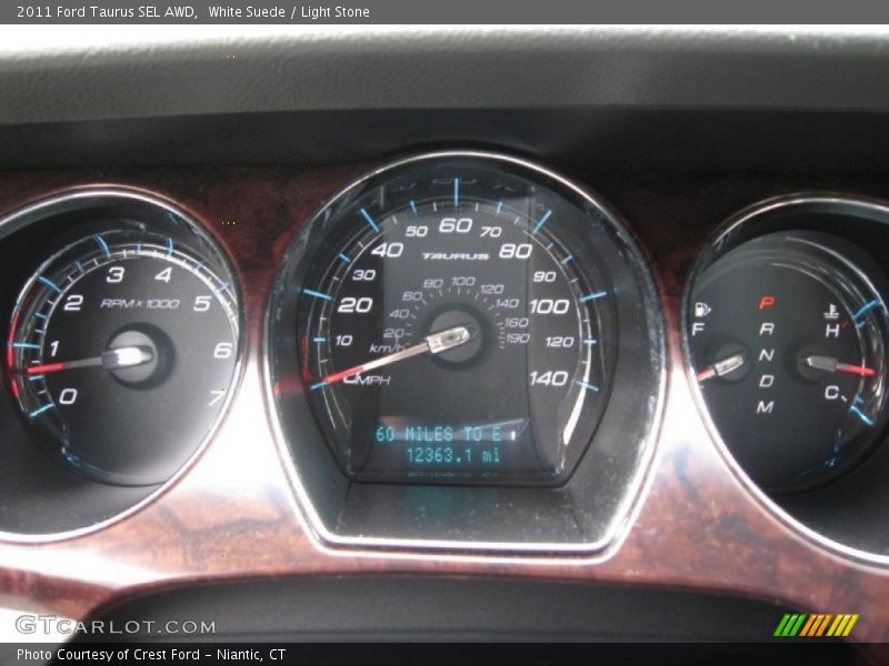White Suede / Light Stone 2011 Ford Taurus SEL AWD