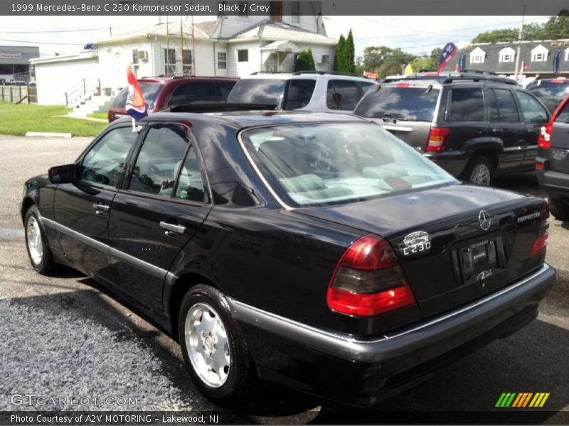 Black / Grey 1999 Mercedes-Benz C 230 Kompressor Sedan