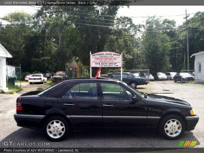Black / Grey 1999 Mercedes-Benz C 230 Kompressor Sedan