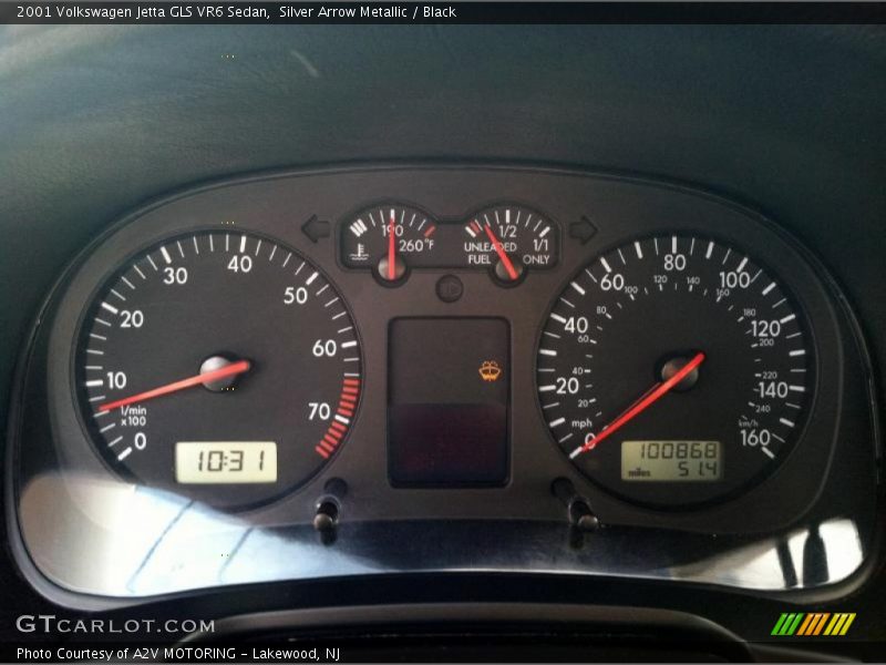  2001 Jetta GLS VR6 Sedan GLS VR6 Sedan Gauges