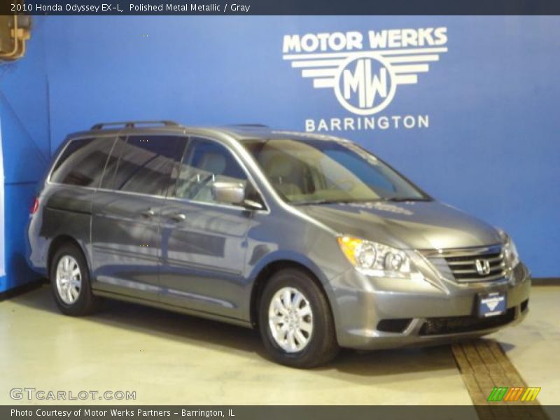 Polished Metal Metallic / Gray 2010 Honda Odyssey EX-L