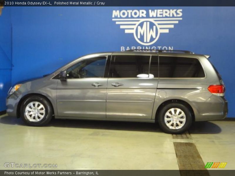 Polished Metal Metallic / Gray 2010 Honda Odyssey EX-L