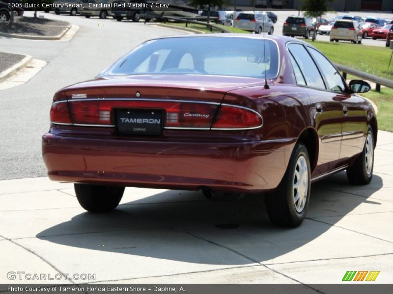 Cardinal Red Metallic / Gray 2005 Buick Century Sedan