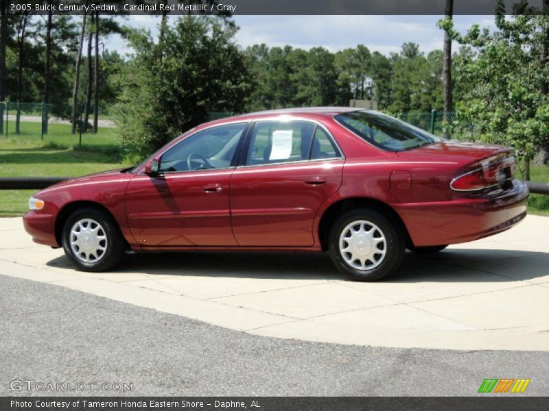 Cardinal Red Metallic / Gray 2005 Buick Century Sedan