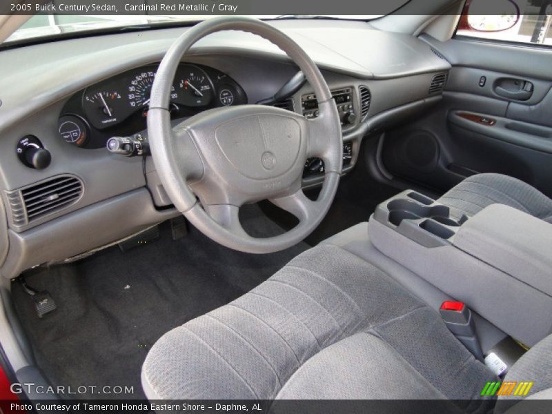 Cardinal Red Metallic / Gray 2005 Buick Century Sedan