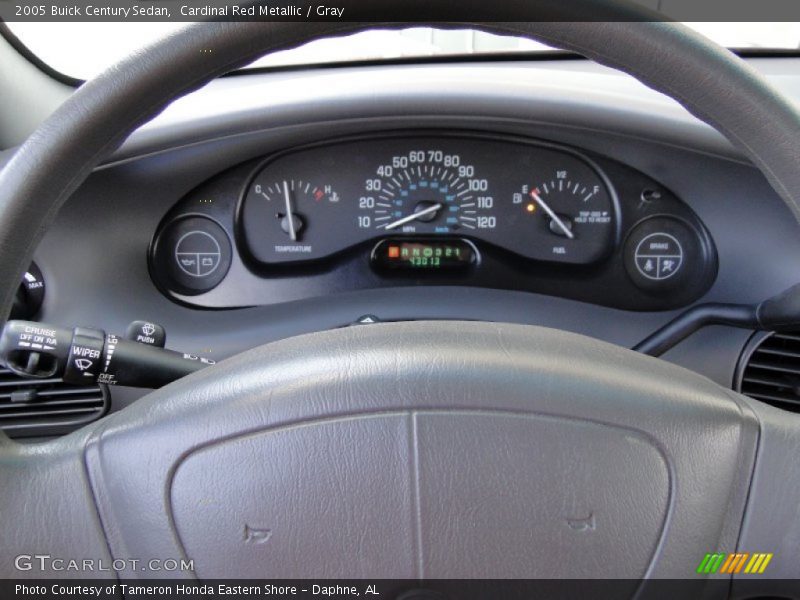 Cardinal Red Metallic / Gray 2005 Buick Century Sedan
