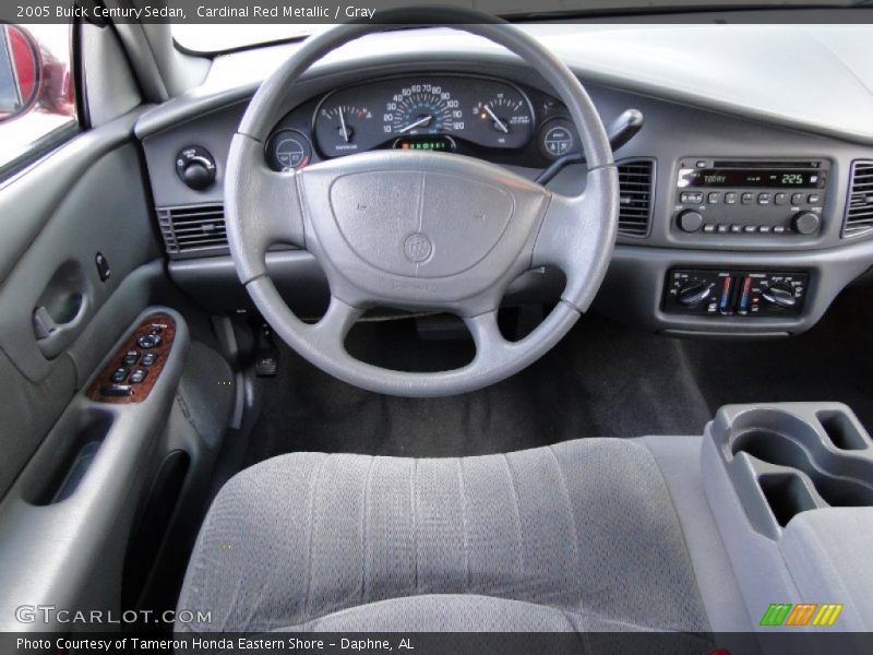 Cardinal Red Metallic / Gray 2005 Buick Century Sedan
