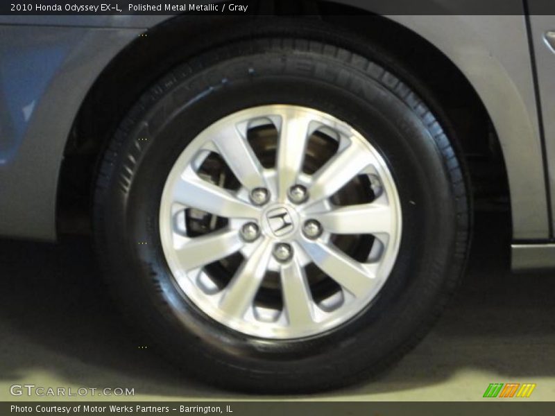 Polished Metal Metallic / Gray 2010 Honda Odyssey EX-L
