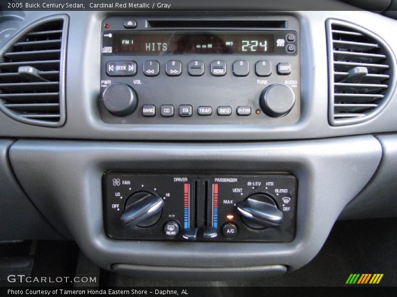 Cardinal Red Metallic / Gray 2005 Buick Century Sedan