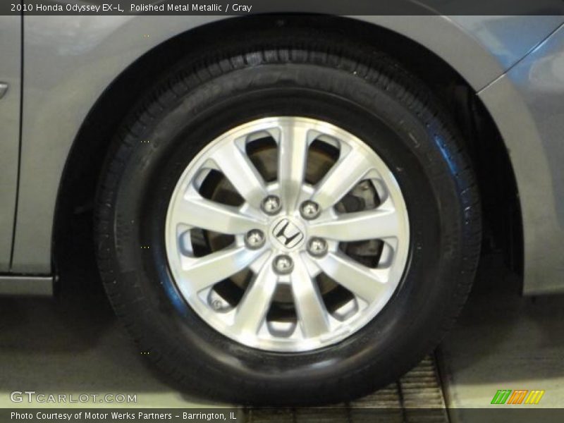 Polished Metal Metallic / Gray 2010 Honda Odyssey EX-L