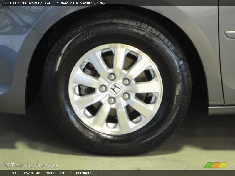 Polished Metal Metallic / Gray 2010 Honda Odyssey EX-L