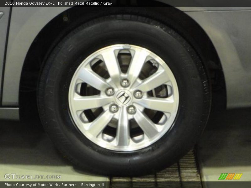 Polished Metal Metallic / Gray 2010 Honda Odyssey EX-L