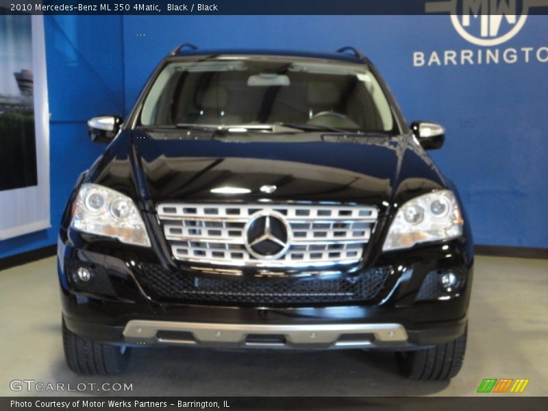 Black / Black 2010 Mercedes-Benz ML 350 4Matic