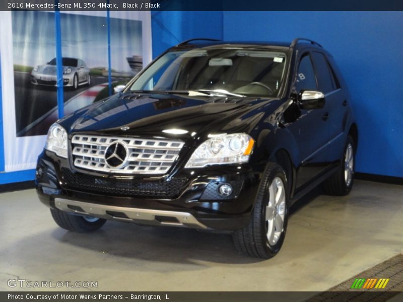 Black / Black 2010 Mercedes-Benz ML 350 4Matic
