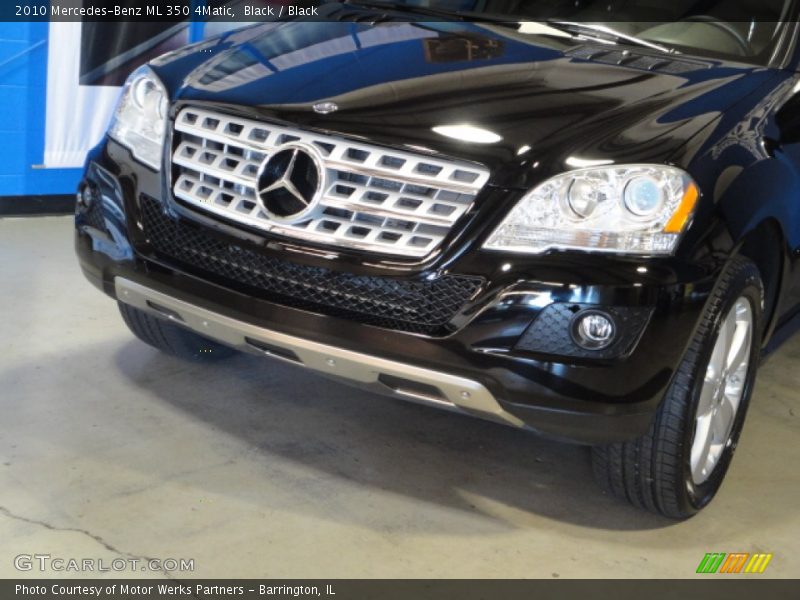 Black / Black 2010 Mercedes-Benz ML 350 4Matic