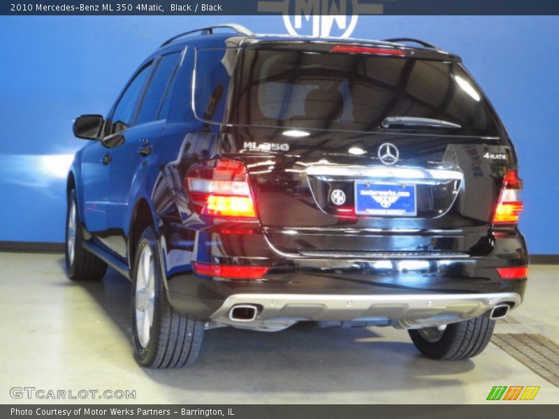 Black / Black 2010 Mercedes-Benz ML 350 4Matic