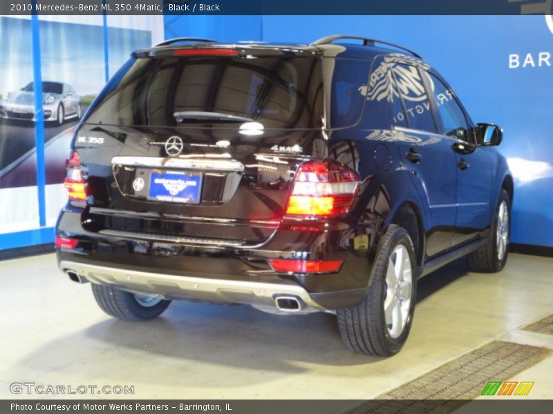Black / Black 2010 Mercedes-Benz ML 350 4Matic
