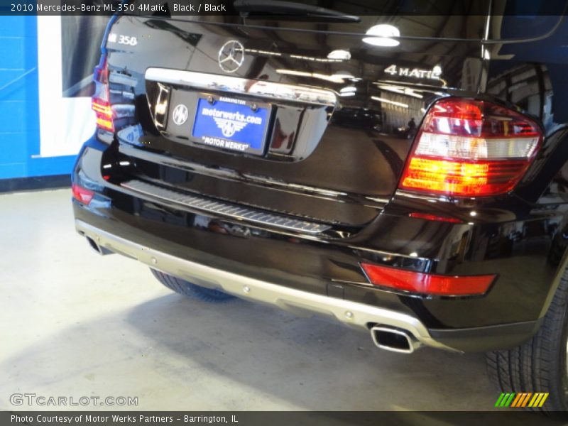 Black / Black 2010 Mercedes-Benz ML 350 4Matic