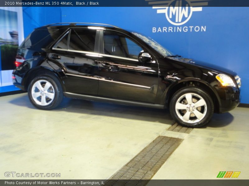 Black / Black 2010 Mercedes-Benz ML 350 4Matic