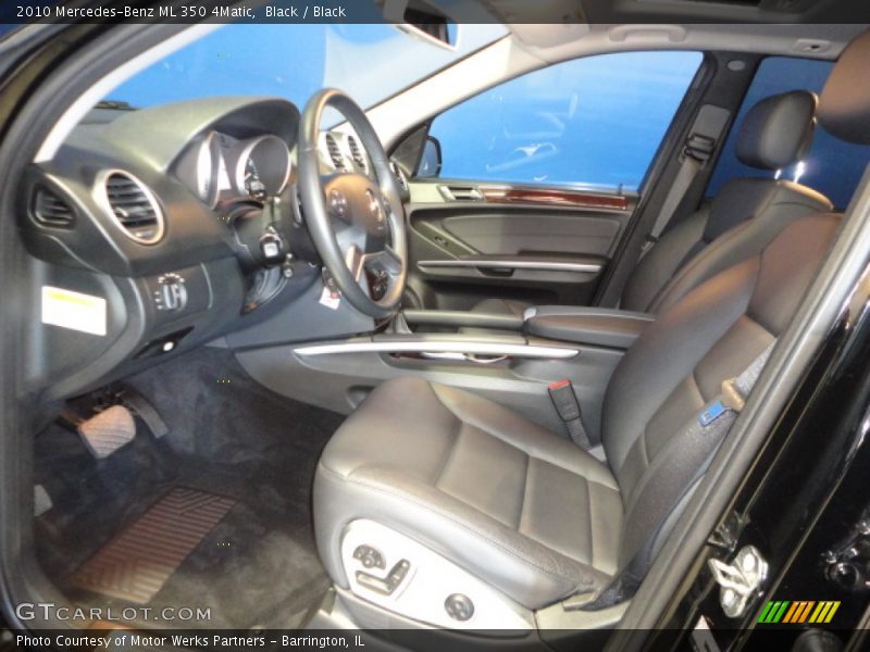 Black / Black 2010 Mercedes-Benz ML 350 4Matic