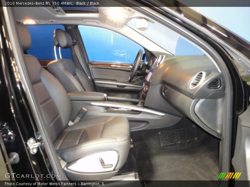 Black / Black 2010 Mercedes-Benz ML 350 4Matic
