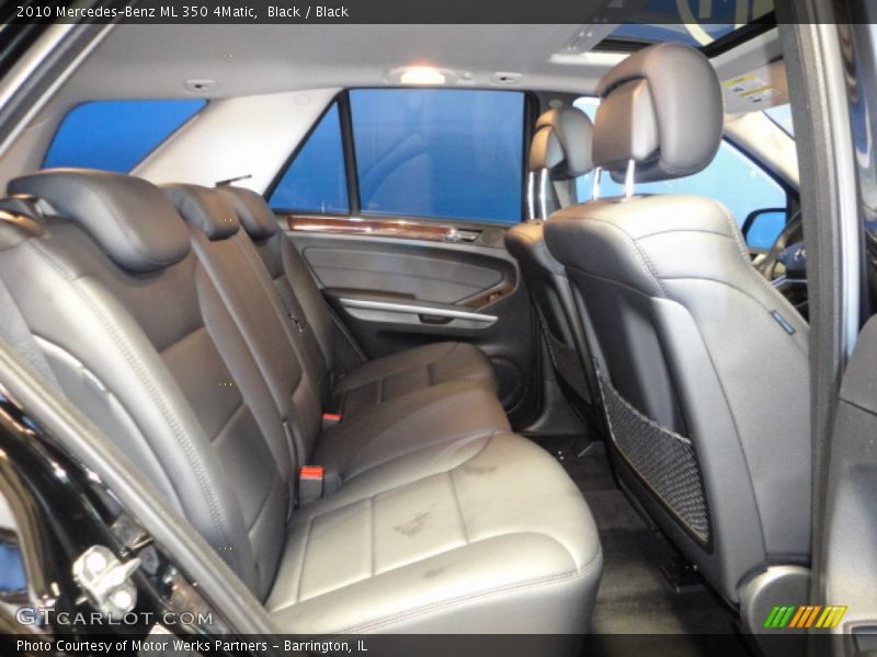 Black / Black 2010 Mercedes-Benz ML 350 4Matic