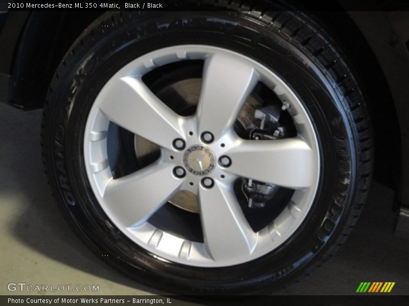 Black / Black 2010 Mercedes-Benz ML 350 4Matic