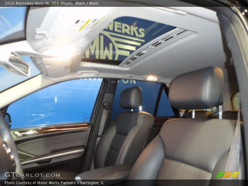 Black / Black 2010 Mercedes-Benz ML 350 4Matic