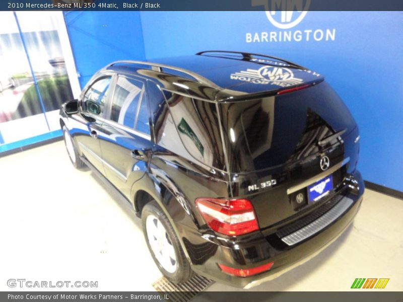 Black / Black 2010 Mercedes-Benz ML 350 4Matic