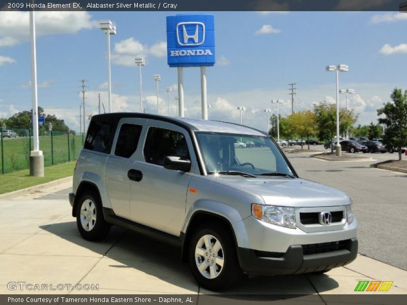 Alabaster Silver Metallic / Gray 2009 Honda Element EX